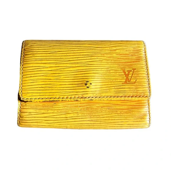 Louis Vuitton Yellow Epi Keyholder - Picture 1 of 12